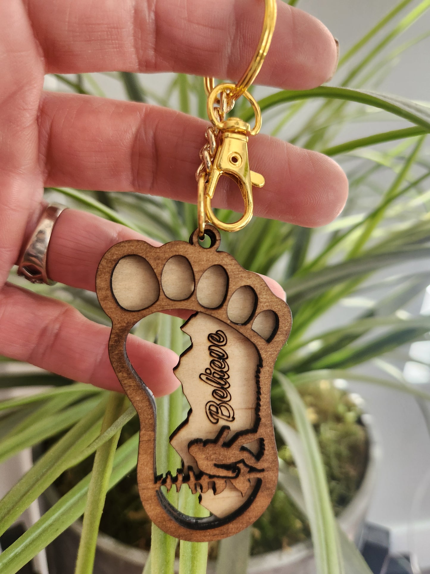 Bigfoot Keychain/Bag Tag