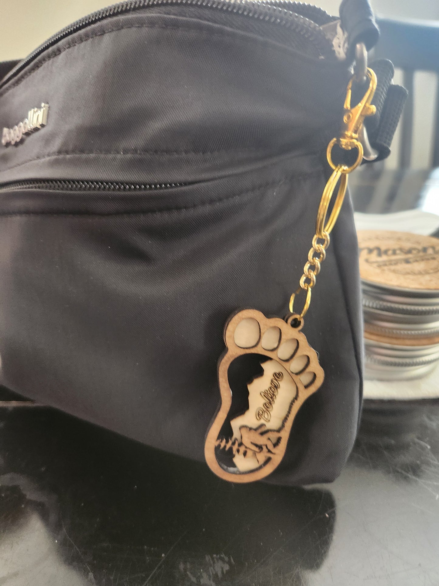 Bigfoot Keychain/Bag Tag