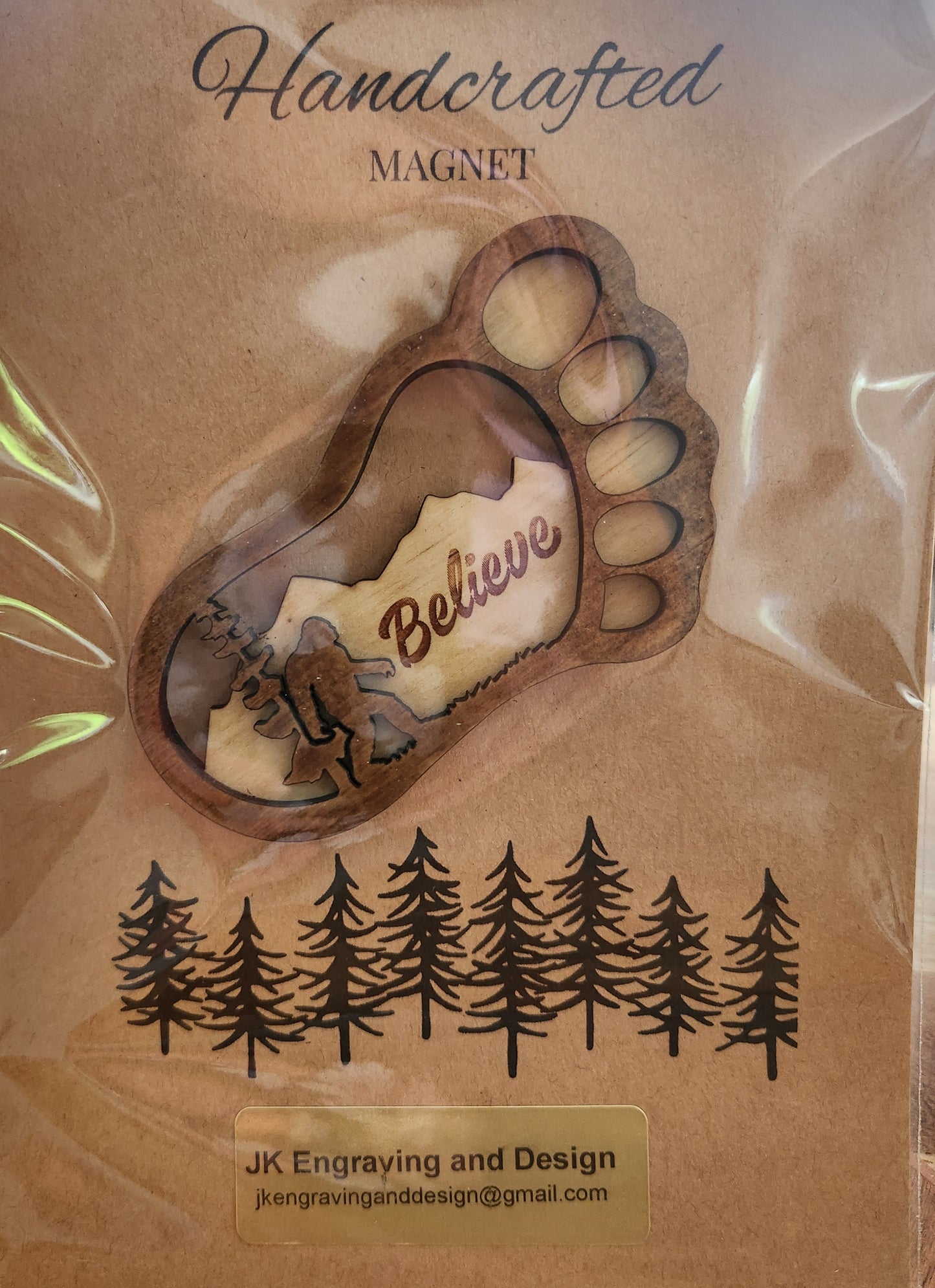 Bigfoot Magnet Large or Small