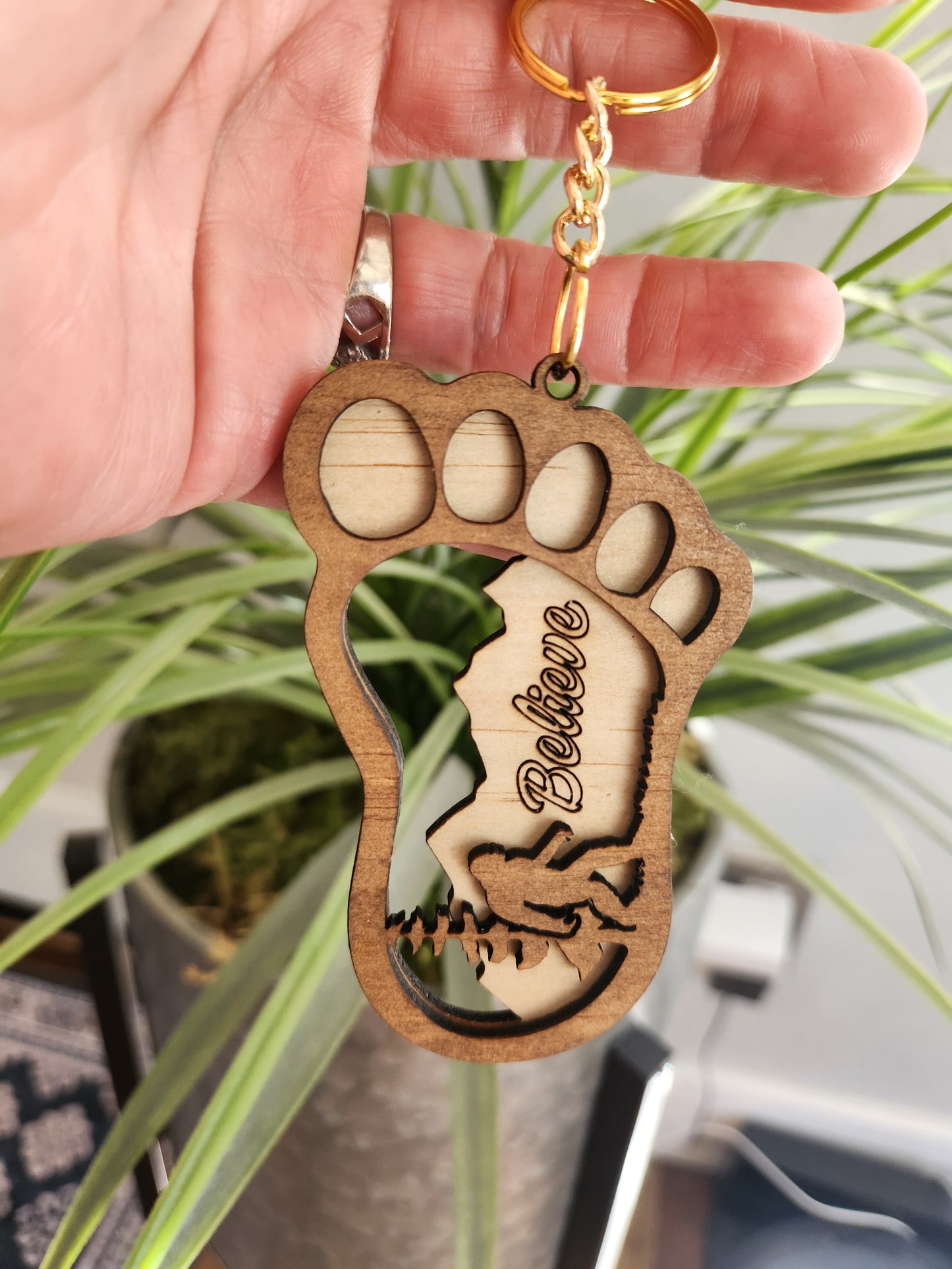 Bigfoot Keychain/Bag Tag