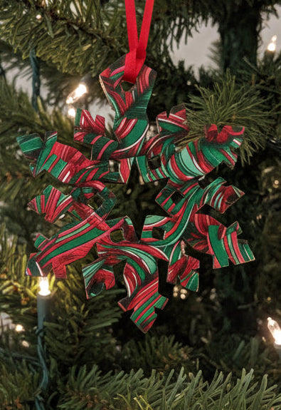 Ribbon Candy Snowflake