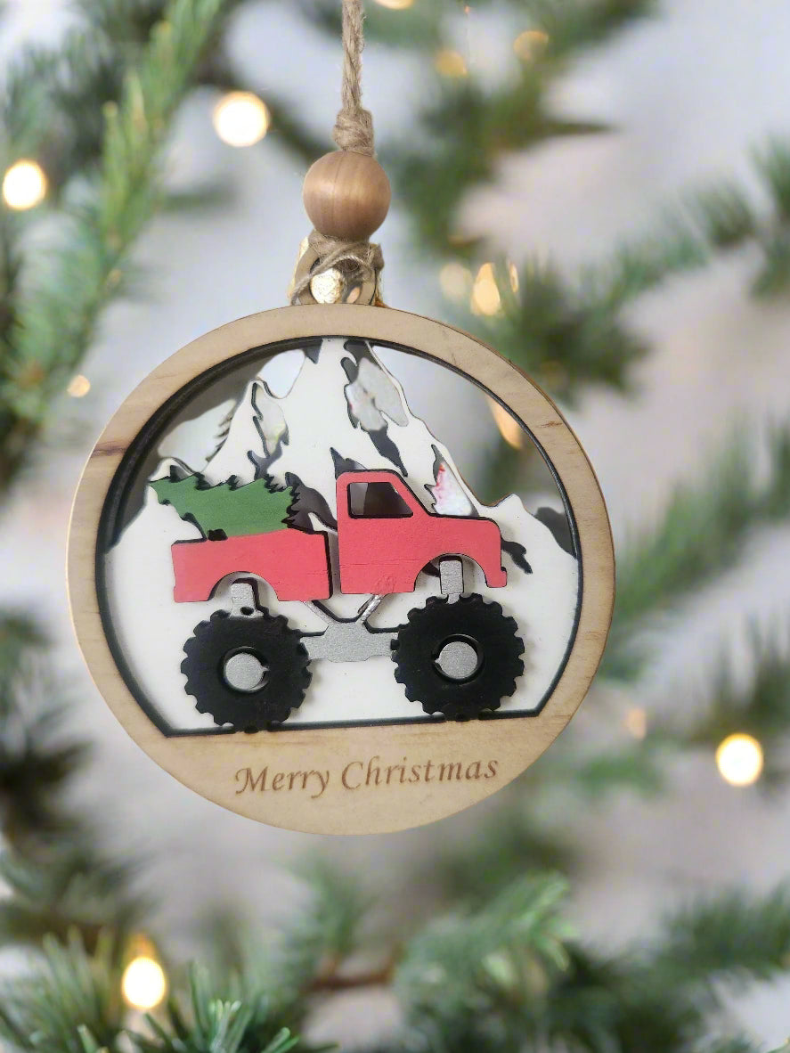 4x4 Truck Ornament