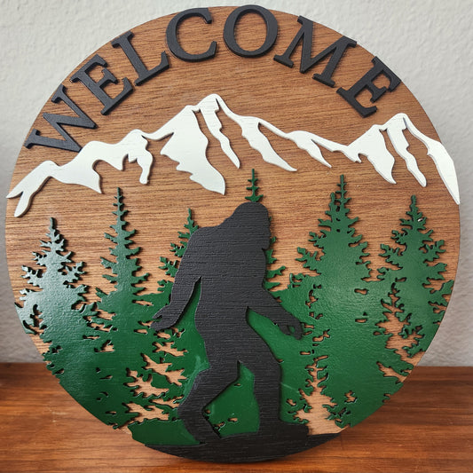 Bigfoot Welcome Sign