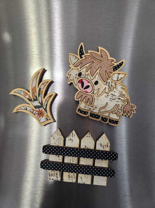 Highland Cow Magnets