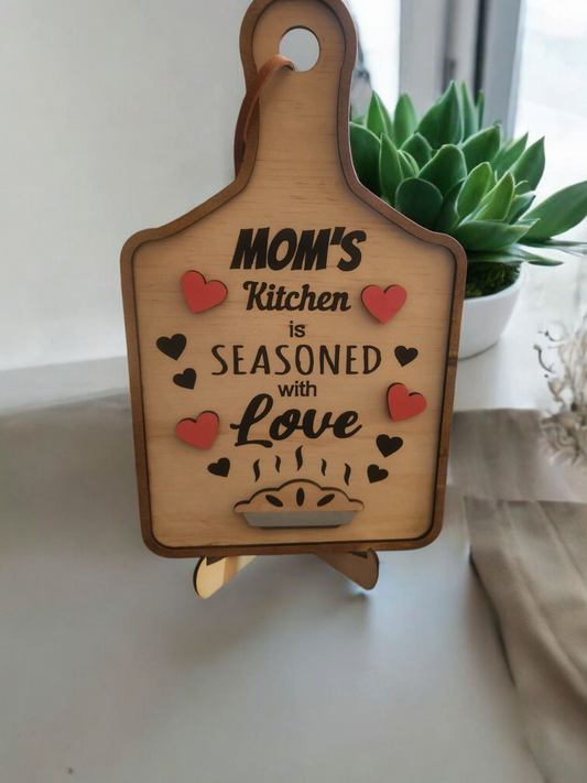 Mom's Kitchen Cutting Board